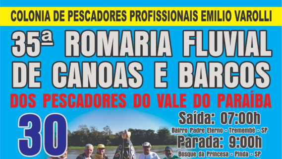 35ª Romaria fluvial de canoas e barcos